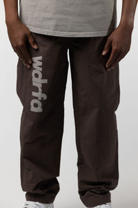 wdrfa NYLON PANT - BROWN