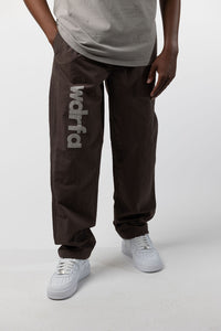 wdrfa NYLON PANT - BROWN