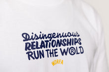 Load image into Gallery viewer, DISINGENUOUS RELATIONSHIPS TEE - WHITE