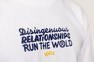 DISINGENUOUS RELATIONSHIPS TEE - WHITE