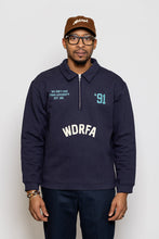Load image into Gallery viewer, WE DON&#39;T RUN RUGBY SWEATSHIRT - NAVY