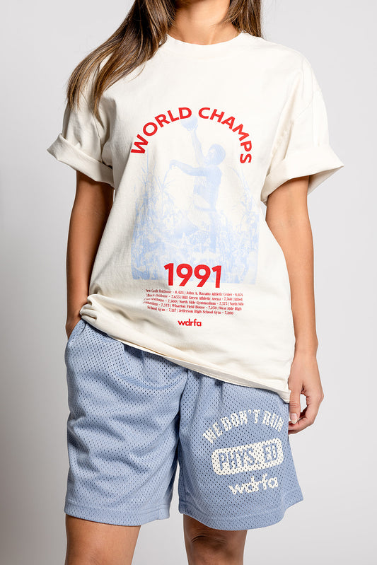 Jim Bradley Indiana Basketball Tee Cream