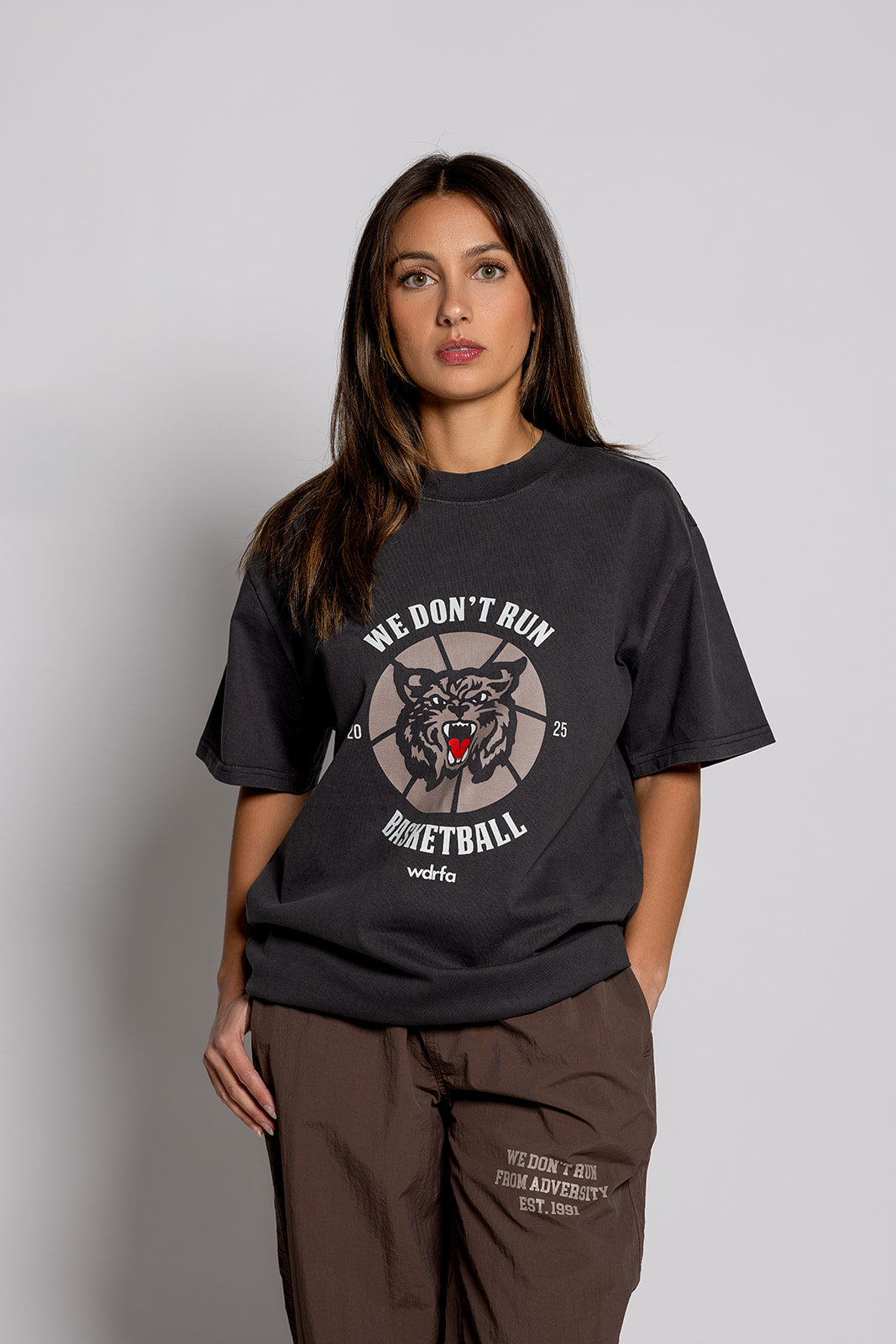 Wildcats Basketball Tee Charcoal