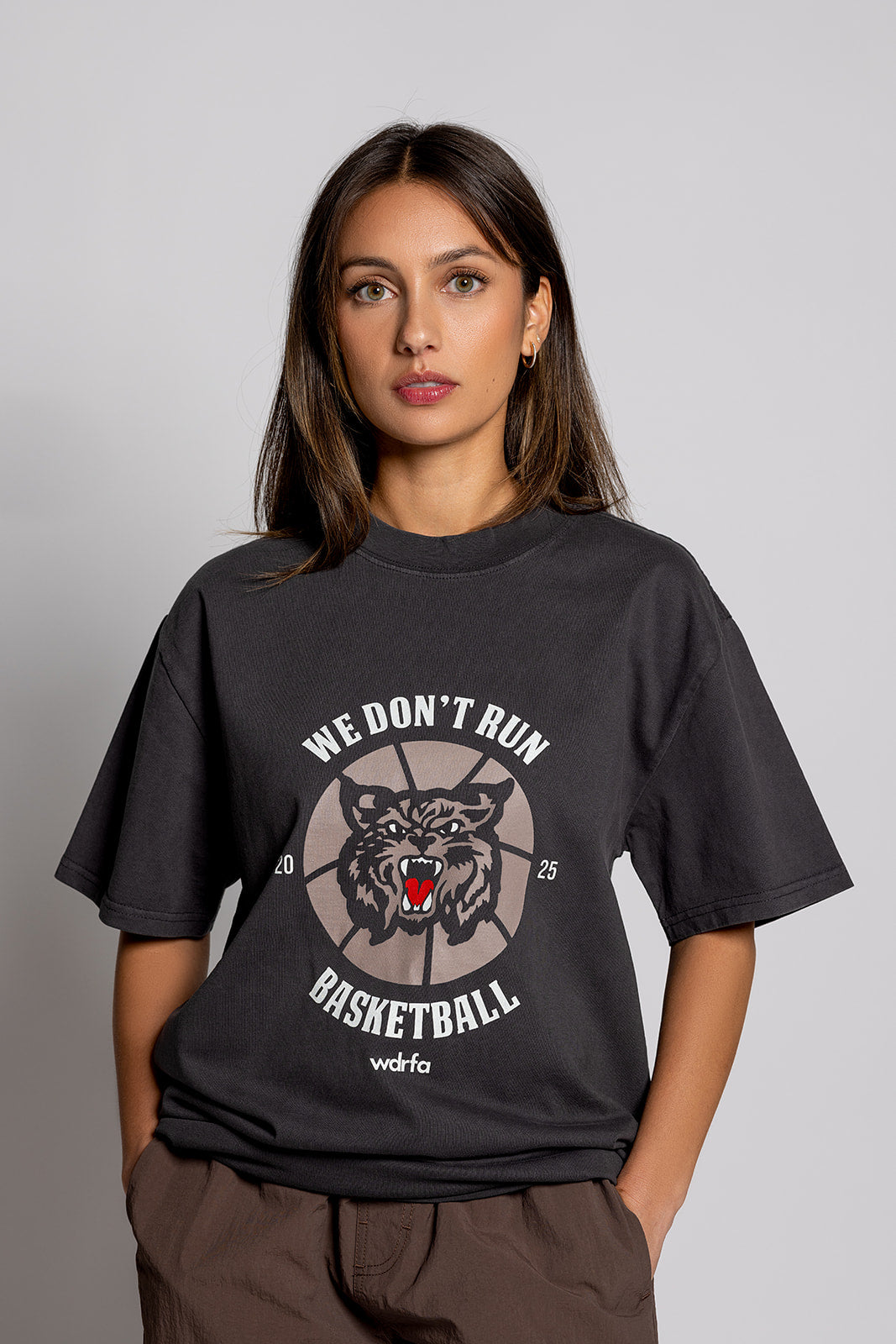 Wildcats Basketball Tee Charcoal