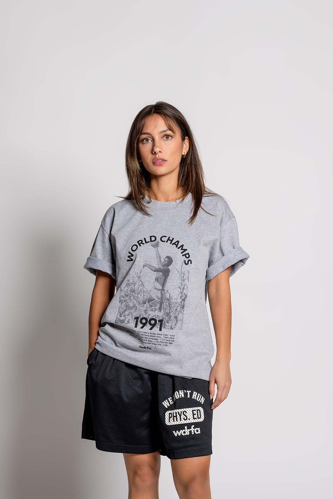 Jim Bradley Indiana Basketball Tee Heather Grey