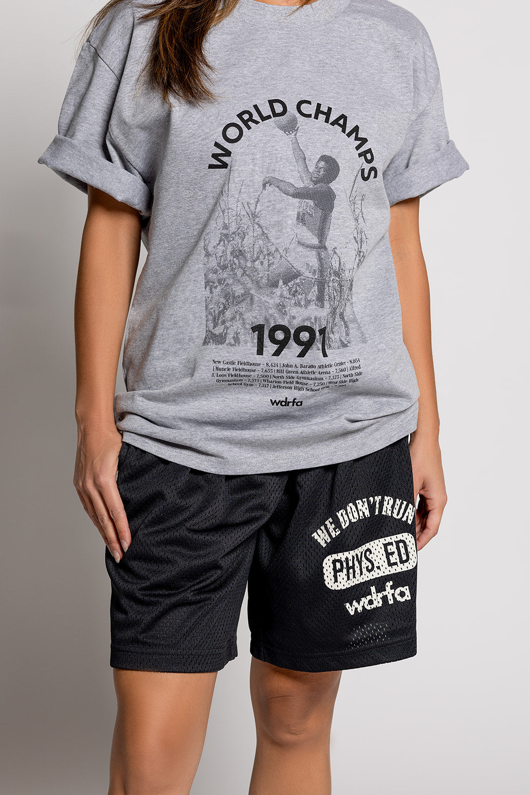 Jim Bradley Indiana Basketball Tee Heather Grey