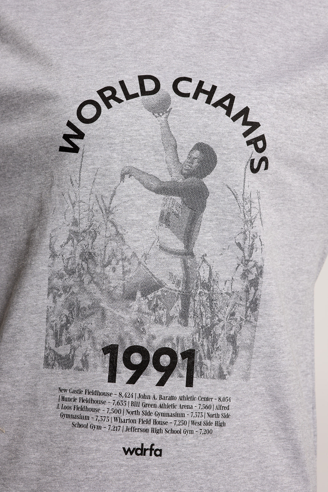 Jim Bradley Indiana Basketball Tee Heather Grey