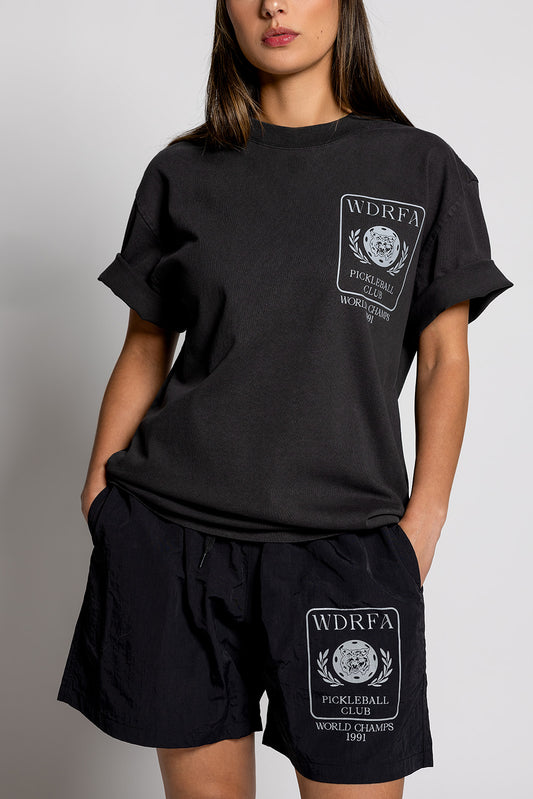 Pickleball World Champs Tee Black