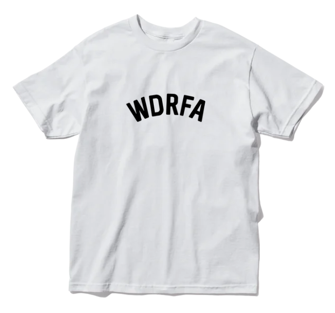 ARCHED LOGO TEE - WHITE