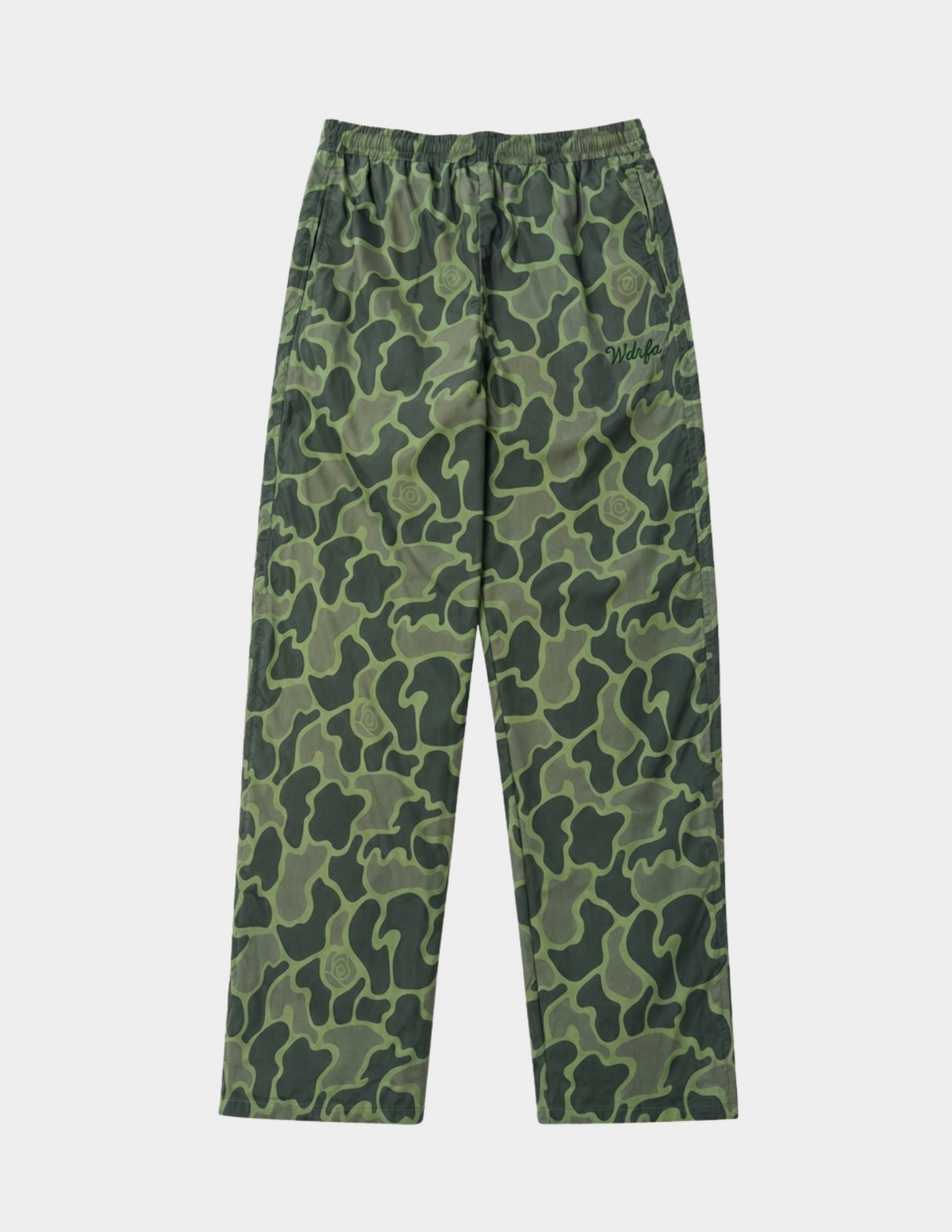 Ripstop Nylon Pant - Green Camo
