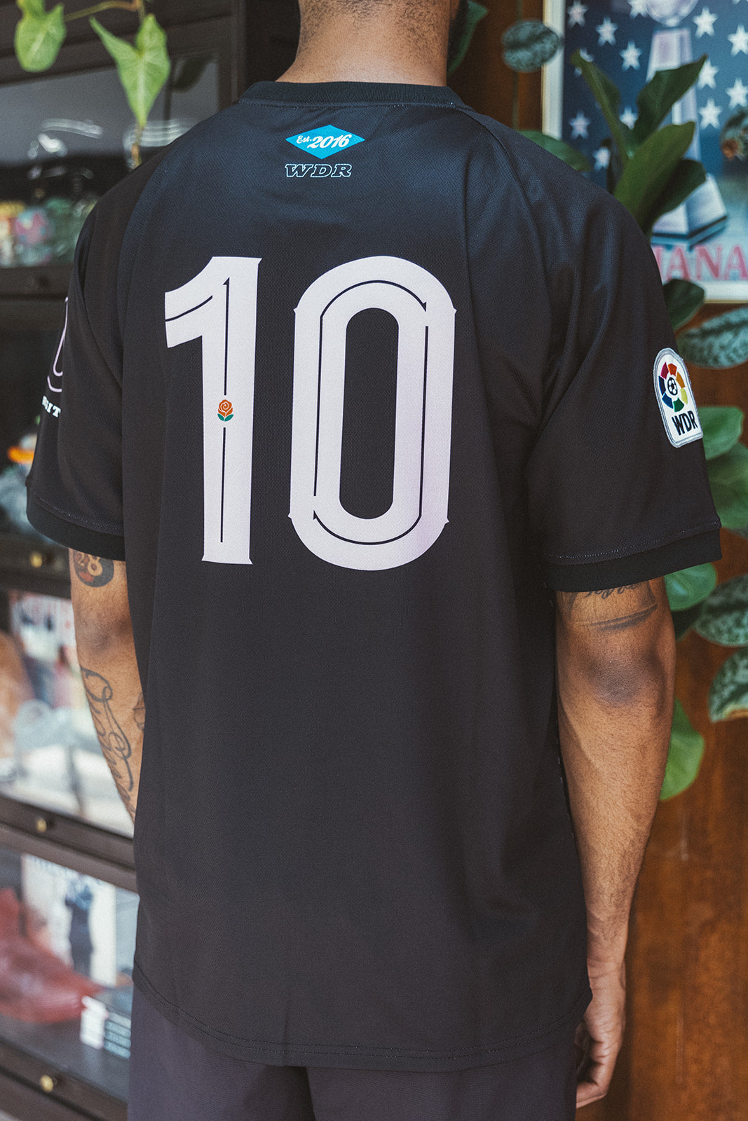 Dots Soccer Jersey - Black