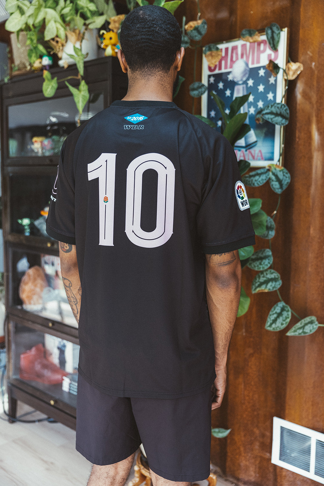 Dots Soccer Jersey - Black