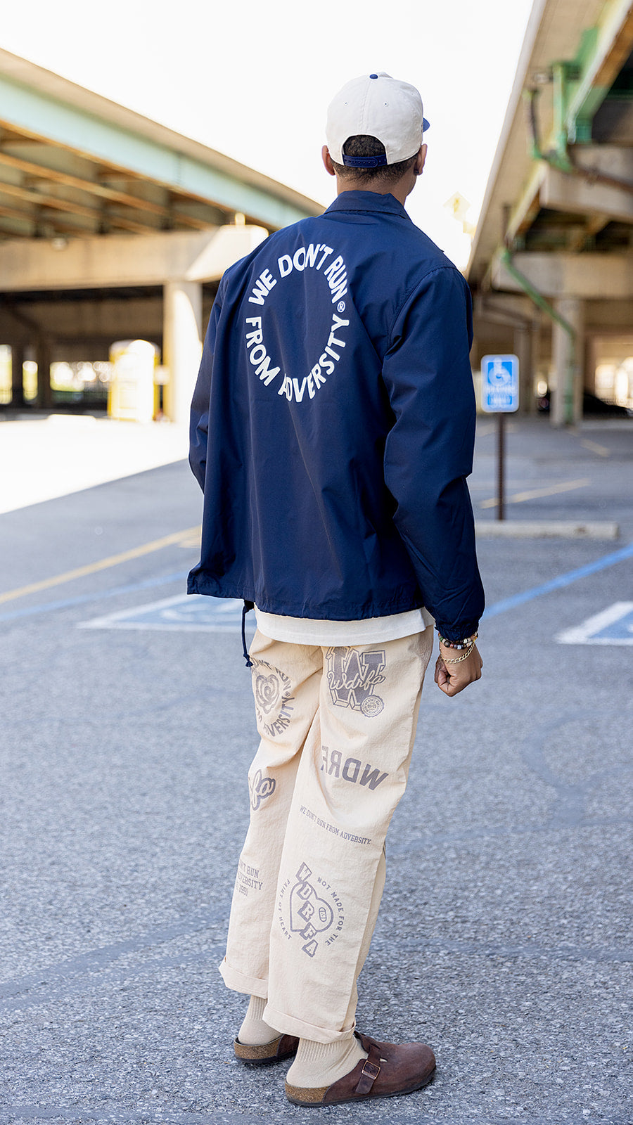 COACHES ATHLETIC DEPT JACKET - NAVY