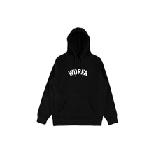 Load image into Gallery viewer, WDRFA ARCHED LOGO HOODIE - BLACK